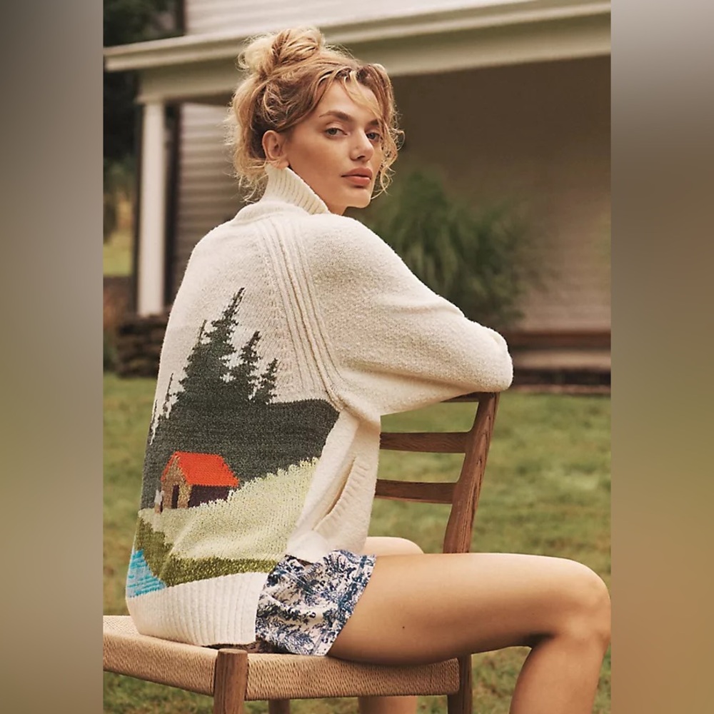 Anthropologie // Daily Practice So Camp Cardigan XS NWT